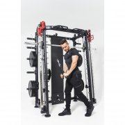Smith machine Machine Gorilla Sports avec Power rack, Multi Station et Presse. - 