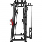 Smith machine Machine Gorilla Sports avec Power rack, Multi Station et Presse. - 