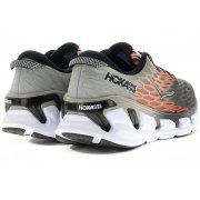 CHAUSSURES DE RUNNING HOKA ONE ONE VANQUISH 2 HOMME (Grey/Orange Flash) - 